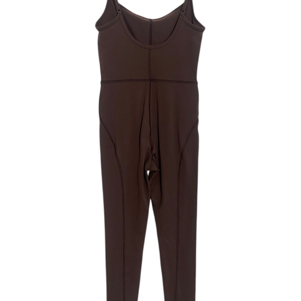 SOLD - Wilfred Free Brown Sleeveless Jumpsuit with Scoop Neckline - Picture 2 of 8